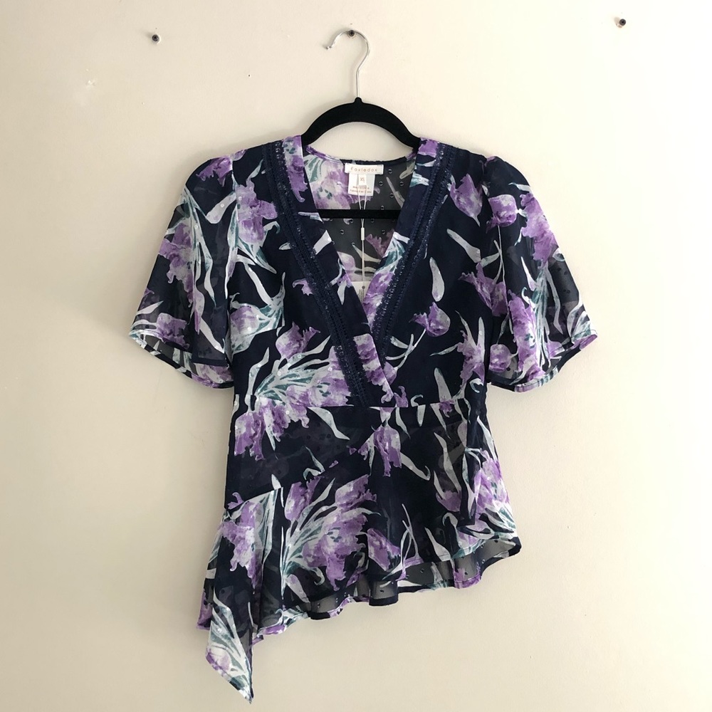 NWT Foxiedox Floral Top